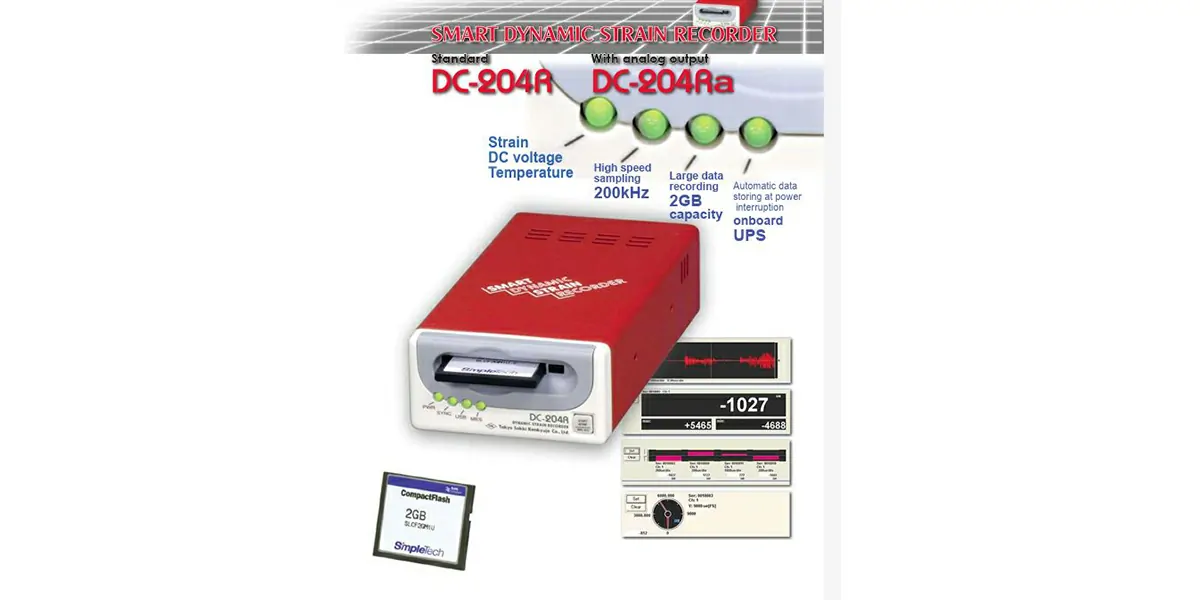 DC-204R Smart Strain Recorder